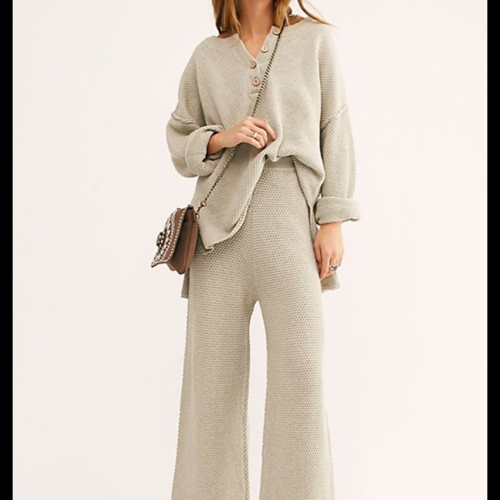 Free People Hailee sweater set
